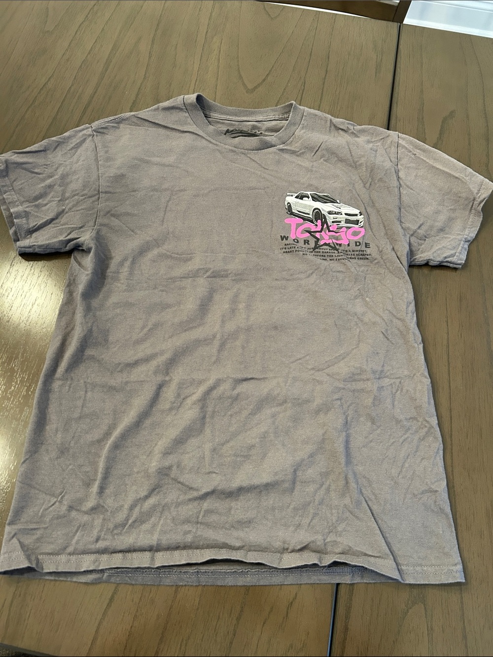Tokyo Worldwide Gray Graphic Men’s T-Shirt